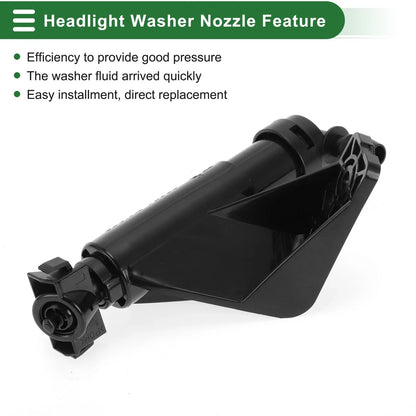 Front Side Headlight Washer Nozzle for Hyundai Santa Fe (2013-2018)