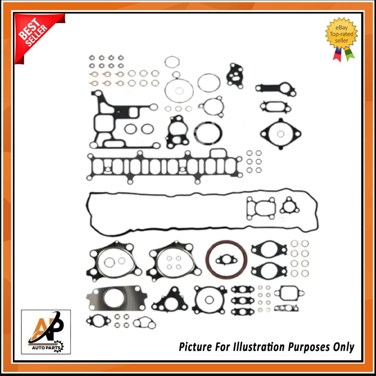Cylinder Head Gasket Set with Head Bolts for Mazda 3 2.2D (2007–2015)