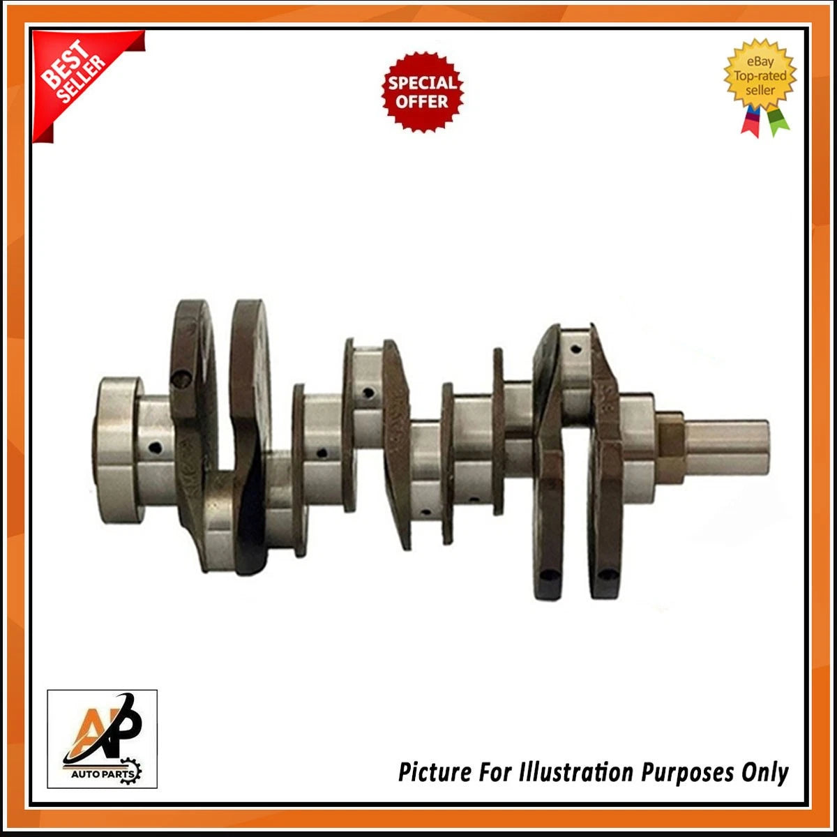 Crankshaft with Bearings Replacement for Land Rover Range Rover Discovery (2010–2016)