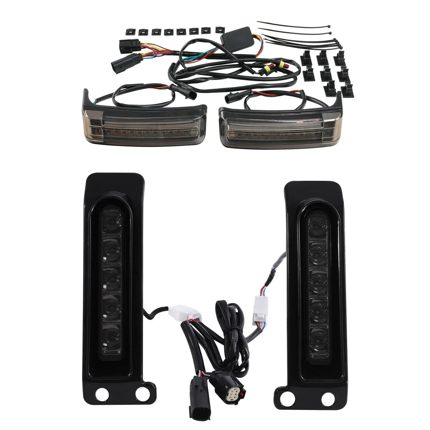 LED Inserts Brake Run Turn Signal Lights for Harley Touring (2014-2024)
