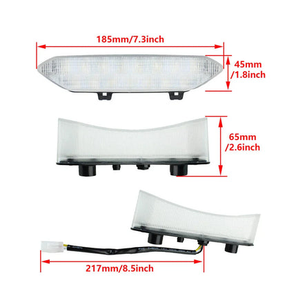 Black LED Brake Tail Light for Yamaha Raptor 700, YFZ450R (2006-2018)