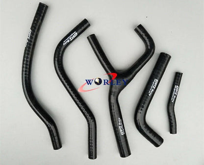 Black Silicone Heater Hose for HONDA CR125 CR125R (1983)