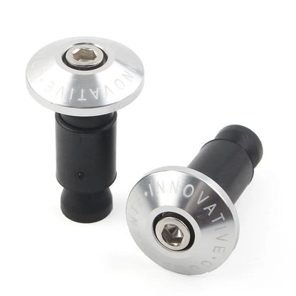 7/8" Handlebar End Weights Grips Cap Plugs for Dirt Bike Motor Silver