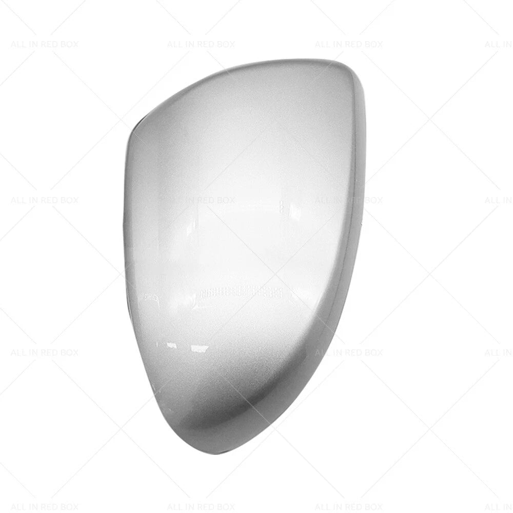 Silver Left & Right Side Mirror Cover Caps for MAZDA 2 3 (2009-2013)