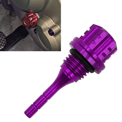 Purple Oil Level Gauge Dipstick Plug for GY6 BWS 125CC