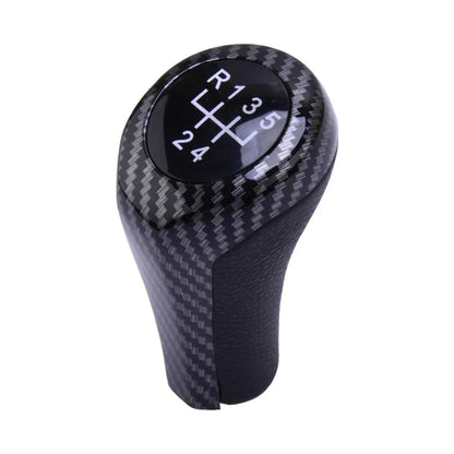 Carbon Fiber 5 Speed Manual Gear Knob for BMW 1 3 5 Series X1 X3 (2004-2023)