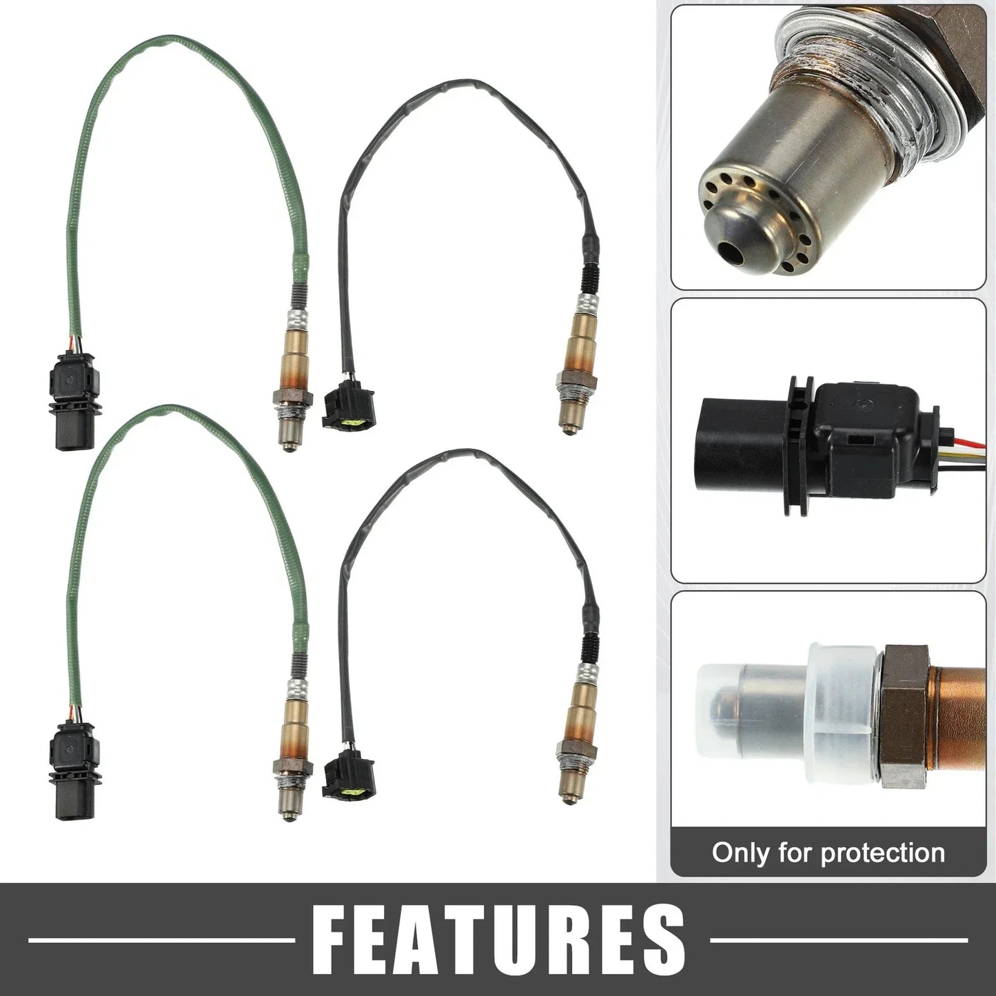 4 x O2 Oxygen Sensors for Mercedes-Benz GL450 2007-2012 V8 4.7L