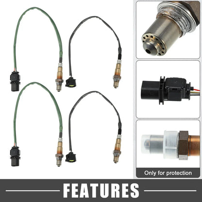 4 x O2 Oxygen Sensors for Mercedes-Benz GL450 2007-2012 V8 4.7L