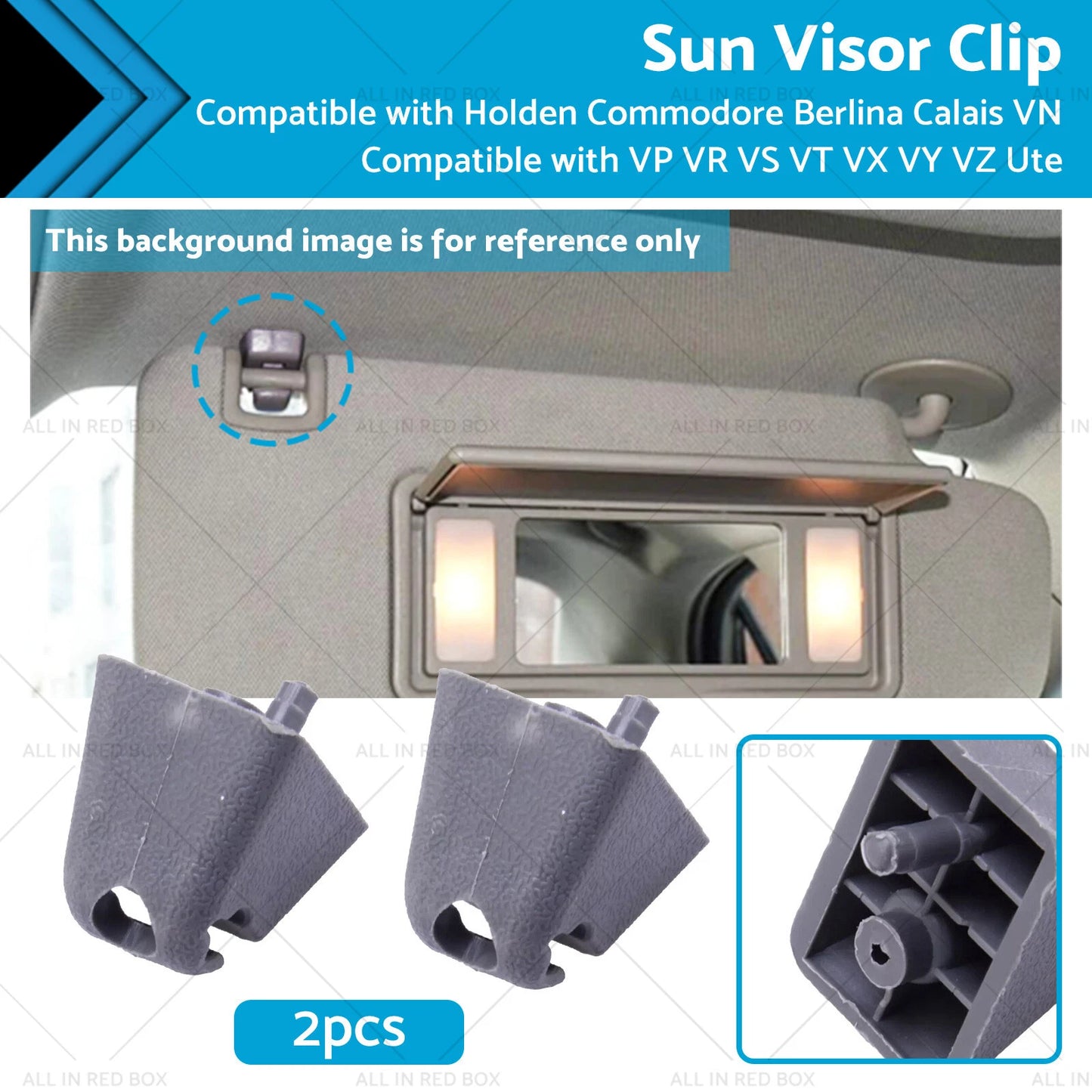 Sun Visor Clips for Holden Commodore Berlina Calais VN-VZ