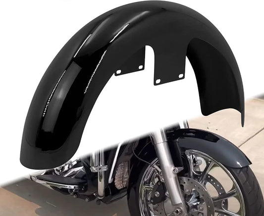 19" Gloss Black Front Fender for Harley Touring Electra Street Tri Glide (2009-2023)