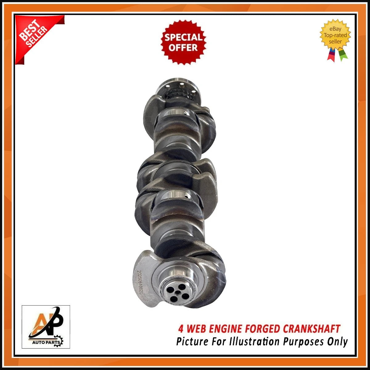 Forged Crankshaft for BMW 3.0 N57 Diesel Engine (2010–2019) Replacement