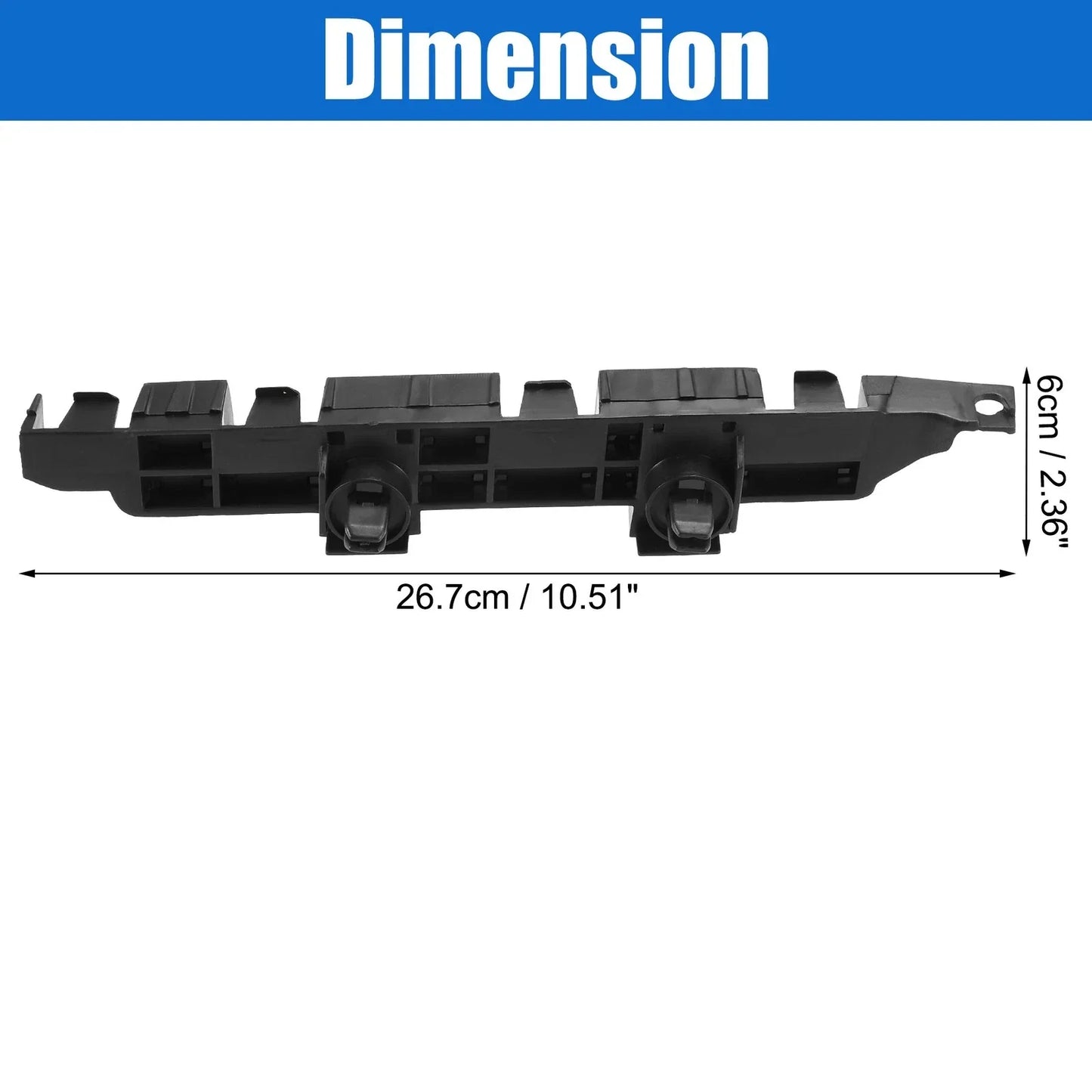 Right Side Front Bumper Mounting Support Bracket for Honda Accord (2003-2005)