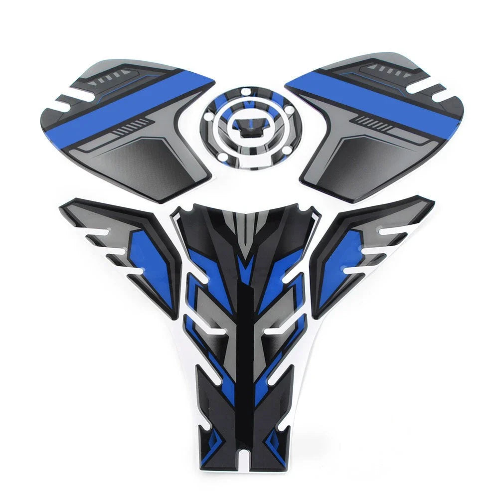 3D Gas Tank Pad Decal Sticker Blue for Yamaha MT-09 SP Tracer (2018-2020)