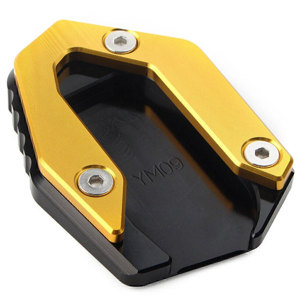 Gold Kickstand Pad for YAMAHA MT09 FZ09 FJ09 TRACER 900 (2015-2021)