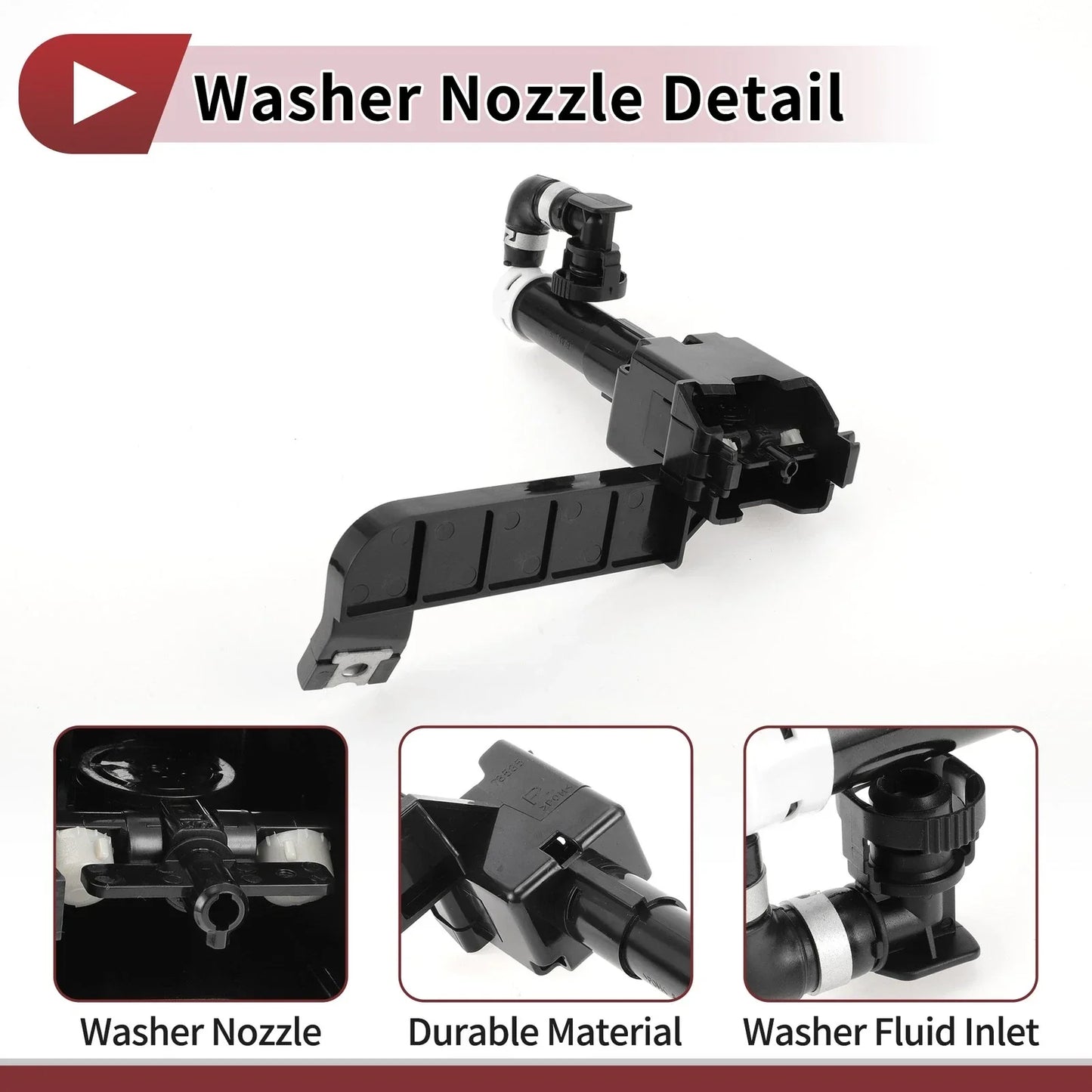 Front Passenger Side Headlight Washer Nozzle for Lexus IS250 (2006-2013)