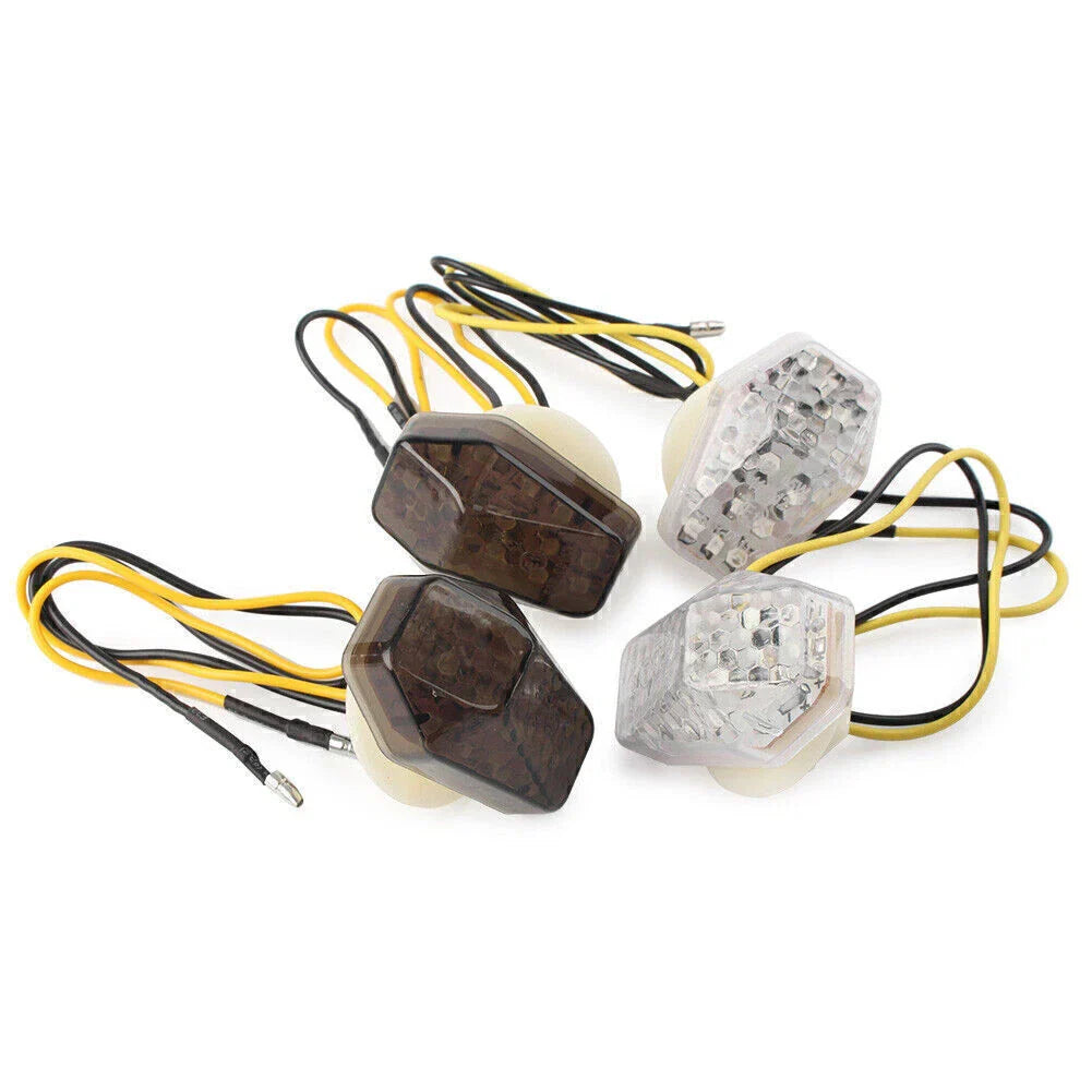 Flush Mount LED Turn Signals for Suzuki GSXR600 GSXR750 GSXR1000 SV650 Bandit (2001-2023)