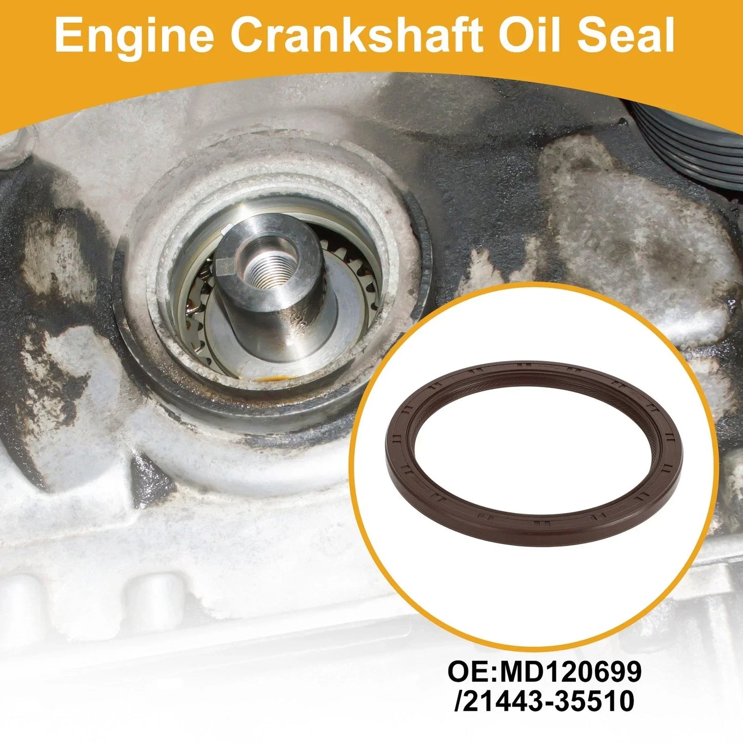 Rear Crankshaft Oil Seal for Dodge Avenger (1995-1999)