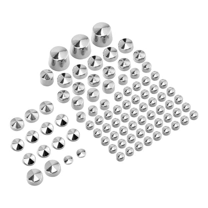 Chrome Bolt Caps for Harley Davidson Softail Twin Cam (1984-2006)