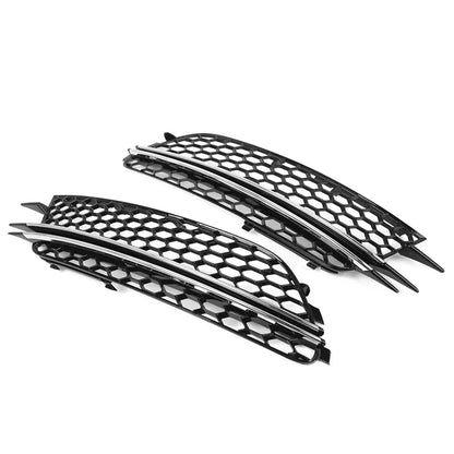 Honeycomb Front Bumper Fog Light Grilles for Audi A6 C7 (2012-2015)