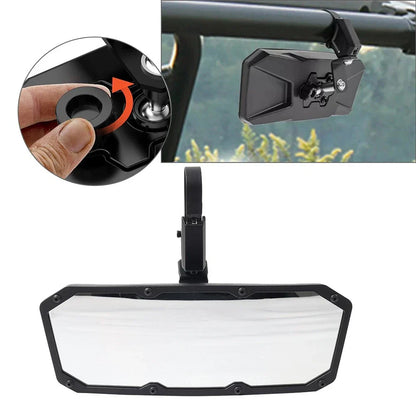 1. Rearview Mirror 1.5"-2" for Polaris RZR & Can-Am Maverick X3 (2014-2023)