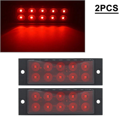 10 LED Side Marker Lamps for Car Truck Trailer Lorry Tractor RV