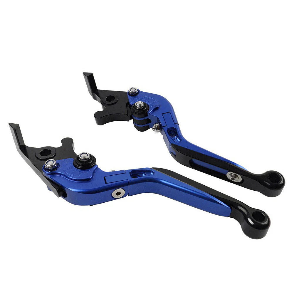 Blue CNC Extendable Brake Clutch Levers for BMW S1000XR (2015-2021)