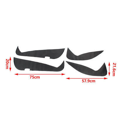 4 Pcs Car Door Anti Kick Pad Protection Cover for Mercedes Benz GLA (14-18)