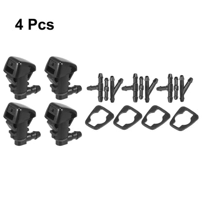 4 x Front Windshield Washer Nozzles for Jeep Cherokee (68081370AB)