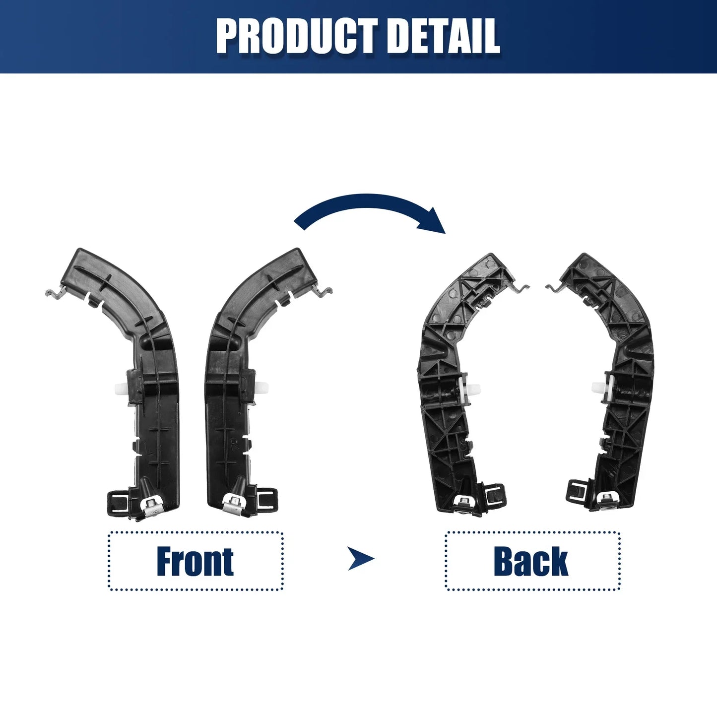 Bumper Brackets for Dodge Challenger (2015-2023) - 2 x Front Left & Right