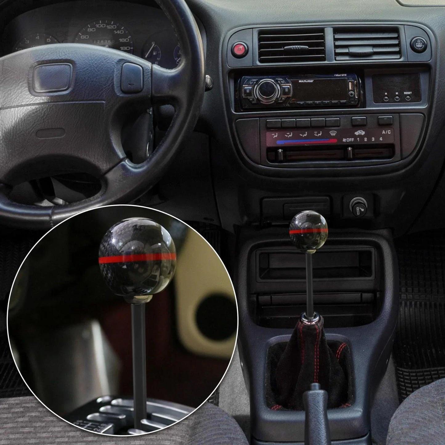 4" Gear Shift Knob Extender for Honda Civic (2016-2023)