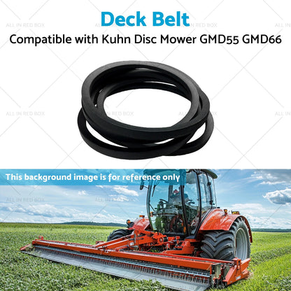 1x Kevlar Deck Belt for Kuhn Disc Mower GMD55 GMD66