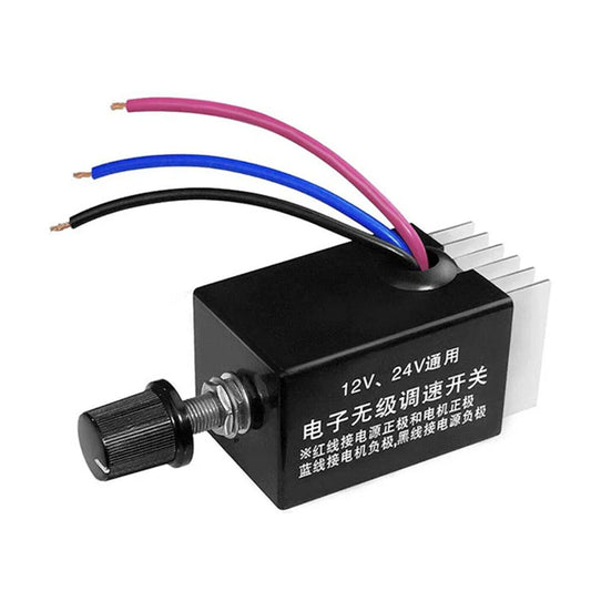 12V 24V Motor Speed Controller Switch Knob for Car Truck Fan Heater