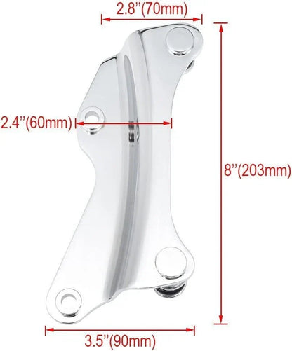 Chrome Docking Hardware Kit for Harley CVO Street Glide Road Glide (2014-2023)