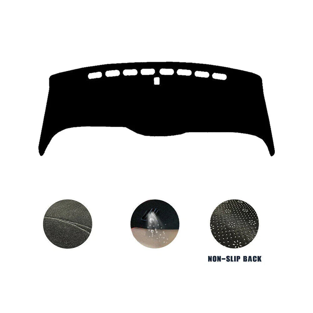 Non-Slip Dash Mat for Honda Odyssey RB1 RB2 2004-2008 Dashboard Cover Black