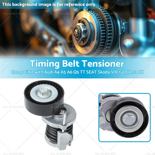Engine Belt Tensioner for Audi A4 A5 Q5 TT VW Golf Jetta Skoda SEAT (2008-2023)