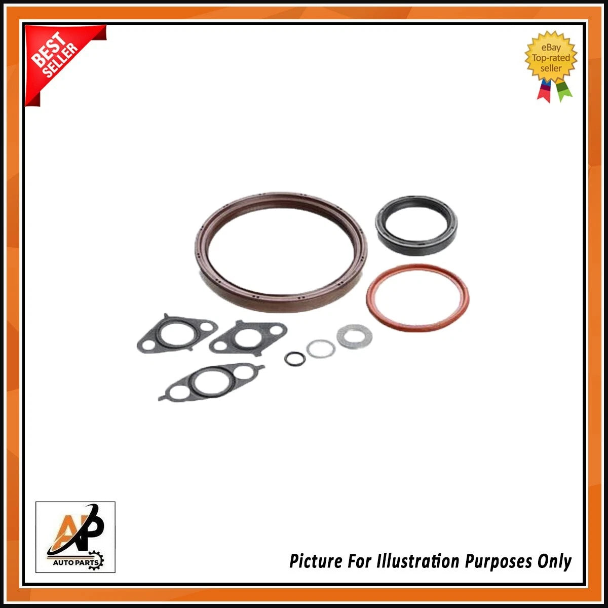 Crankcase Gasket Kit Replacement for Toyota 2.0 2.4 Petrol 1AZ 2AZ (2000–2015)