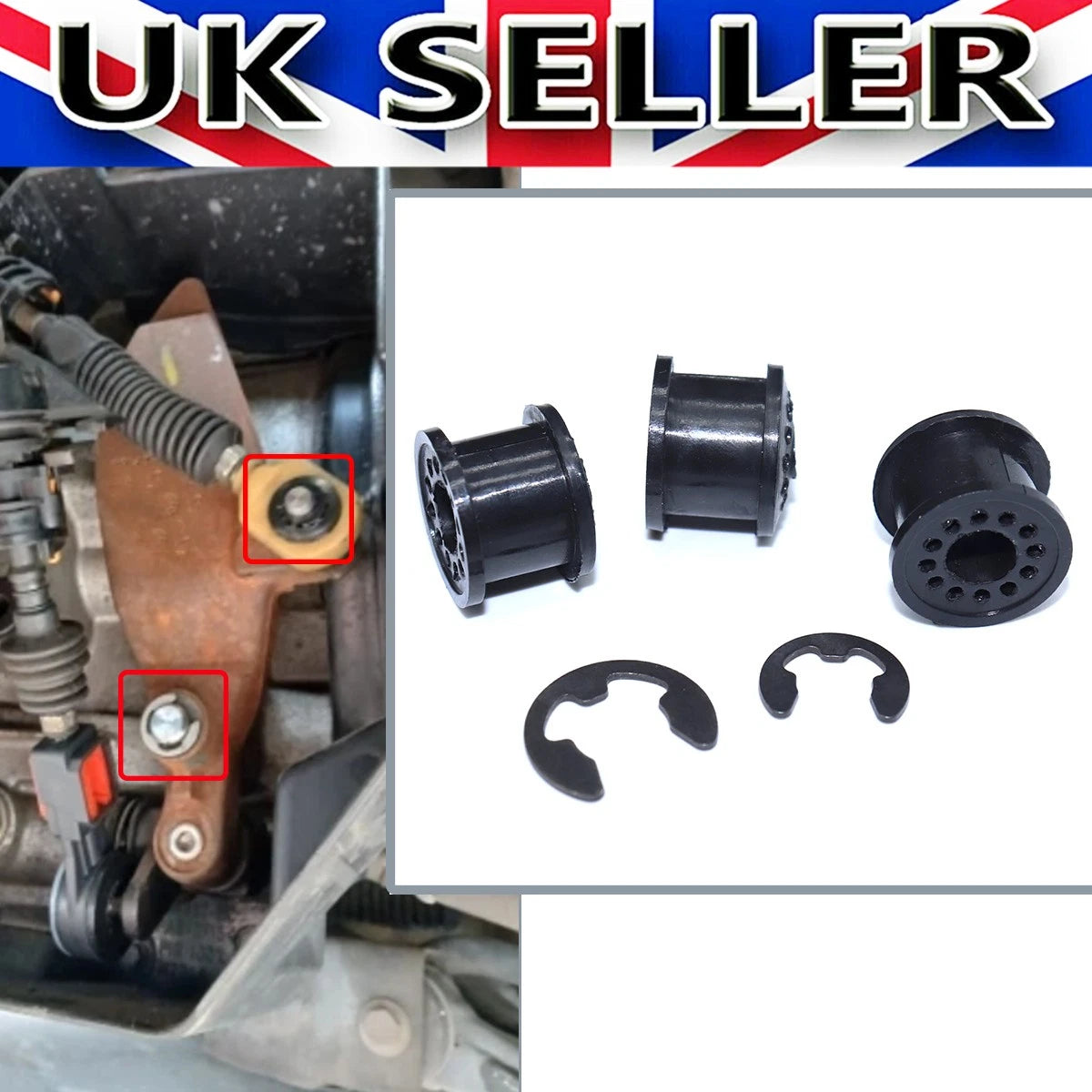 Gear Shift Cable Bushing Kit Replacement for Ford Fiesta (2009–2017)