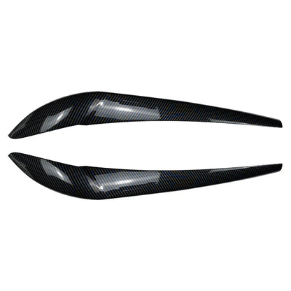 1 Pair Front Headlight Eyebrow Eyelid Covers for BMW X3 X4 (2014-2017)