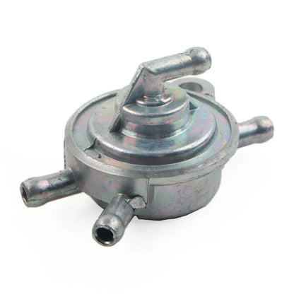 4-Way Gas Valve Petcock Vacuum Valve for Chinese ATV Scooter Moped GY6 50-150CC