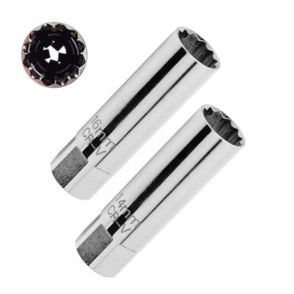 14mm/16mm Spark Plug Socket Deep Thin Wall for Auto Car