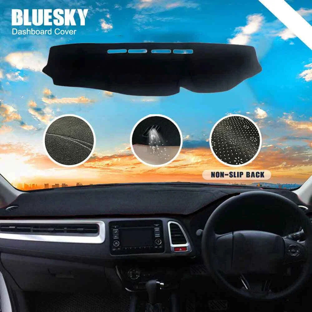 Non-Slip Dash Mat for Mitsubishi Pajero NM NP (2000-2006) Black Cover