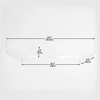 4.5" Clear Flare Windshield for Harley Road Glide FLTR (2015-2023)