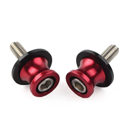 8MM Swingarm Spools Slider Screws for KAWASAKI ZX6R (2012-2021) Red CNC