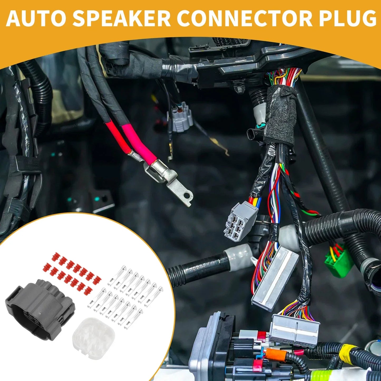14 Pin Auto Speaker Connector Plug for Honda - 1 Set
