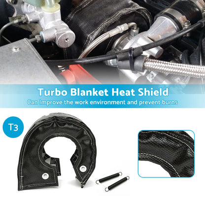 Turbo Blanket Heat Shield Cover for T3 T25 T28 GT25 GT30 GT32 GT35