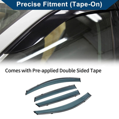 Car Window Deflectors for Hyundai Accent Hatchback (2012-2017)