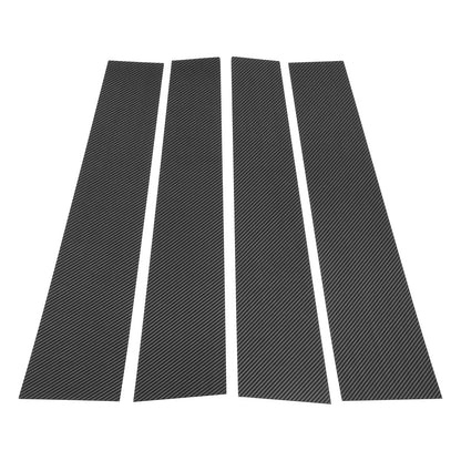 4 Pcs Carbon Fiber Pillar Window Trim for Dodge Ram (2019-2023)