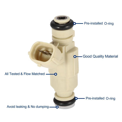 Fuel Injector for Hyundai Santa Fe, Tucson, Elantra, Tiburon 2.0L, 2.7L (2001-2023)