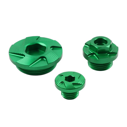 Timing Oil Filter Plugs Screws for Kawasaki KX250 KX450 KLX450R (2003-2023)