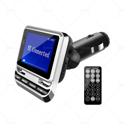 FM Transmitter MP3 Player USB Charger for Car - Bluetooth-Compatible